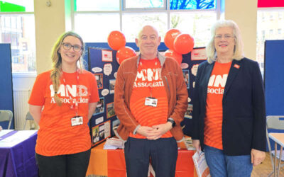 Wirral MNDA Group attend the University of Chester Volunteering Fair